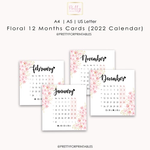 Personalised Photo 12 Month Wall Desk Calendar Glitter Effect A5 A4 A3 Christmas 