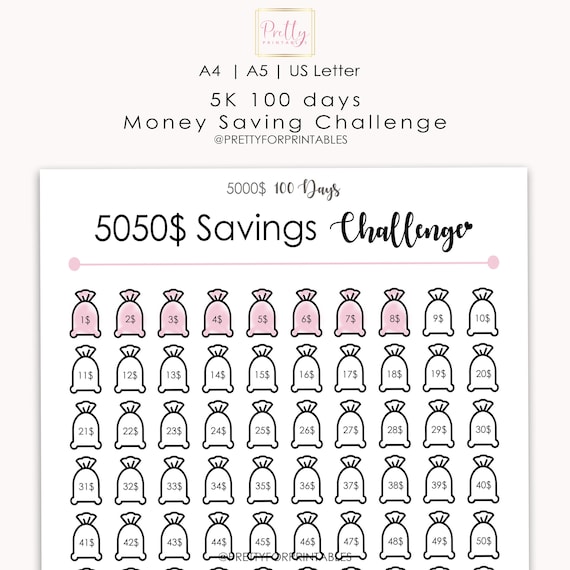Save 5000 Dollars In 100 Days 100 Days Money Saving Etsy Australia save-5000-dollars-in-100-days-100-days-money-saving-etsy-australia