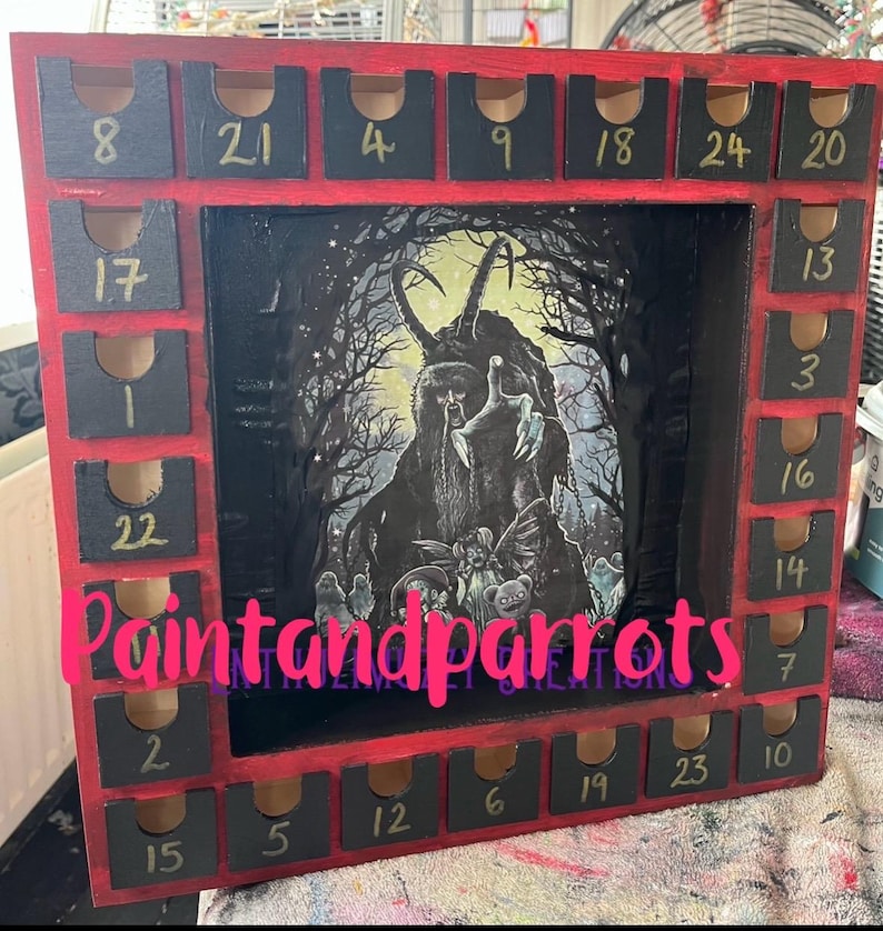 Krampus advent calendar