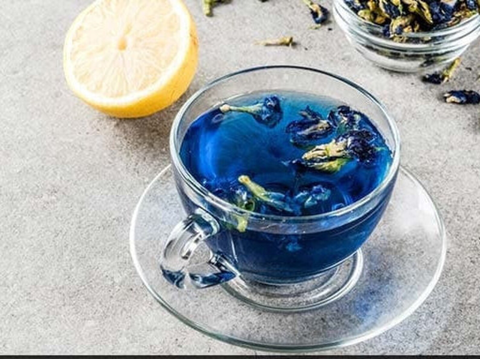 Blue Butterfly Pea flower Lemongrass tea blue to purple Etsy