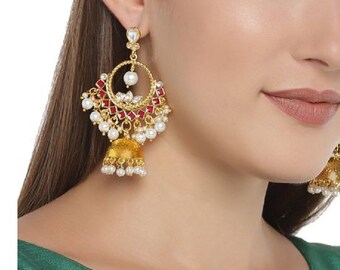 square jhumka design