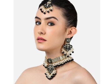 Black Maang Tikka - Etsy Australia