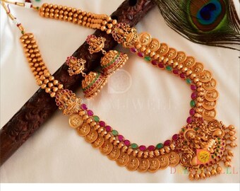 Lakshmi Kasu Mala Latest Design Long 