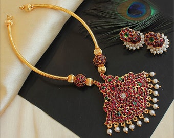 High Quality Antique Gold Plated Red 