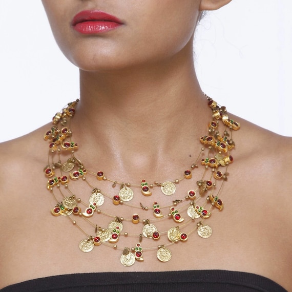 neck piece gold