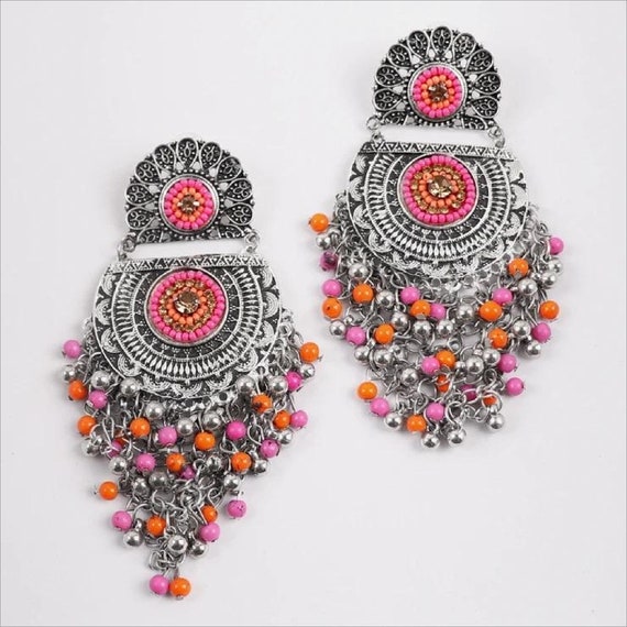 Buy Silver-Toned Earrings for Women by VIGHNAHARTA FASHION JEWELLERY Online  | Ajio.com