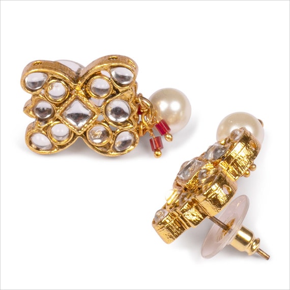 Quality Gold Plated Kundan Stone Pearl 