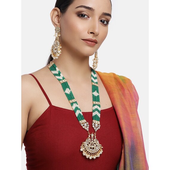 Zaveri Pearls Gold Plated Kundan 