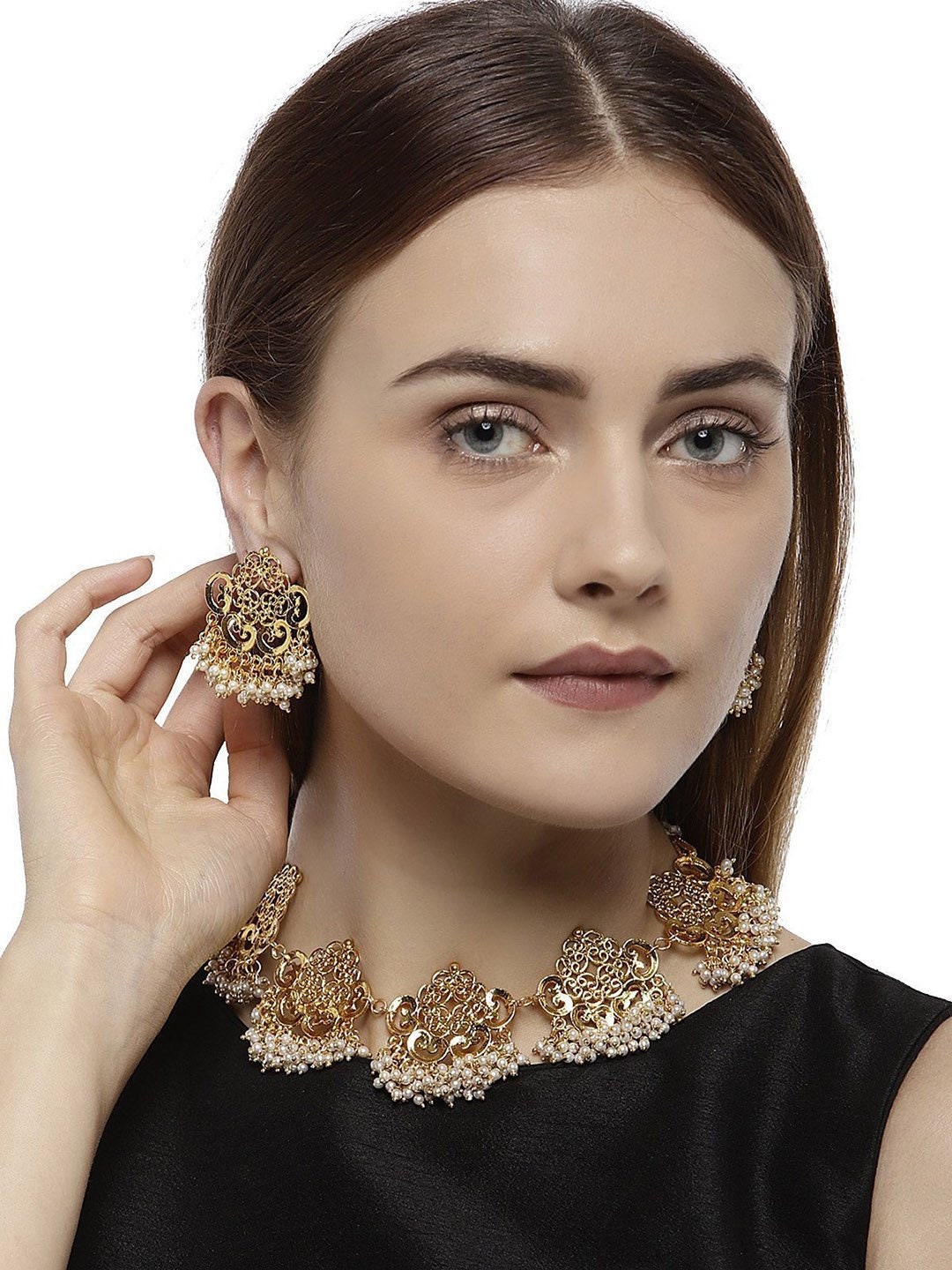 Chain Necklace Choker Gold Coin Statement Fashion Jewelry Bollywood Festival Chain Necklace Choker Gold Coin Statement Fashion Jewelry Bollywood Festival