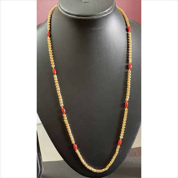 Designer High Quality Gold Plated Red 
