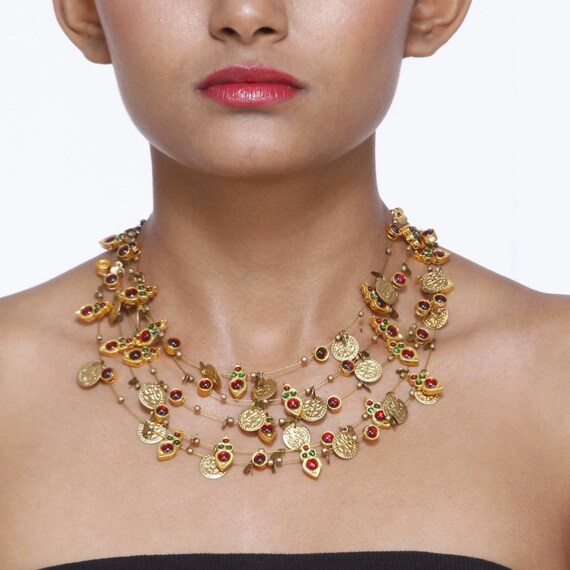 neck piece gold