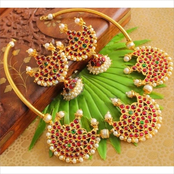 Kempu necklace cheap sets online