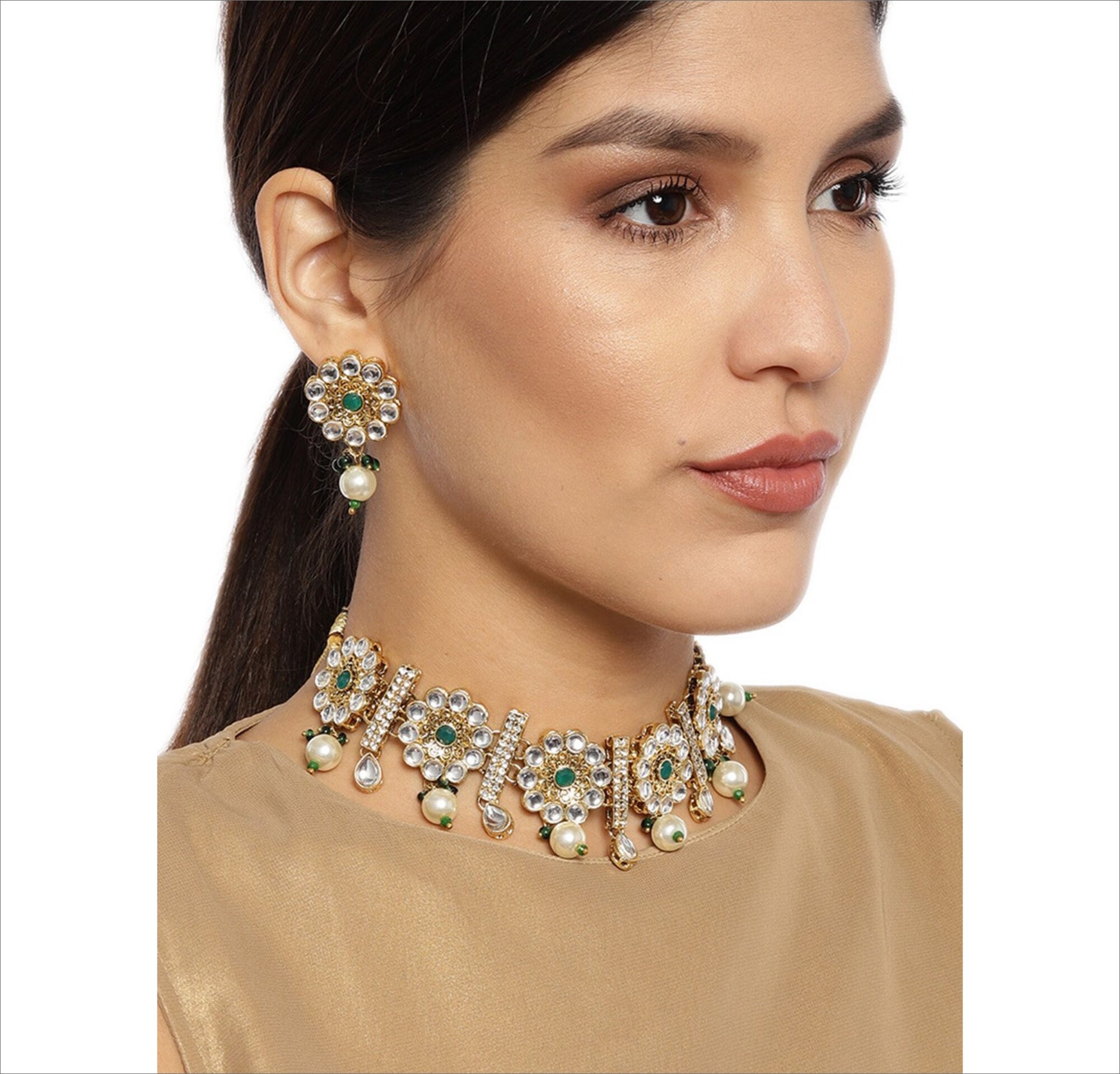 Zaveri Pearls High Quality Gold Plated 