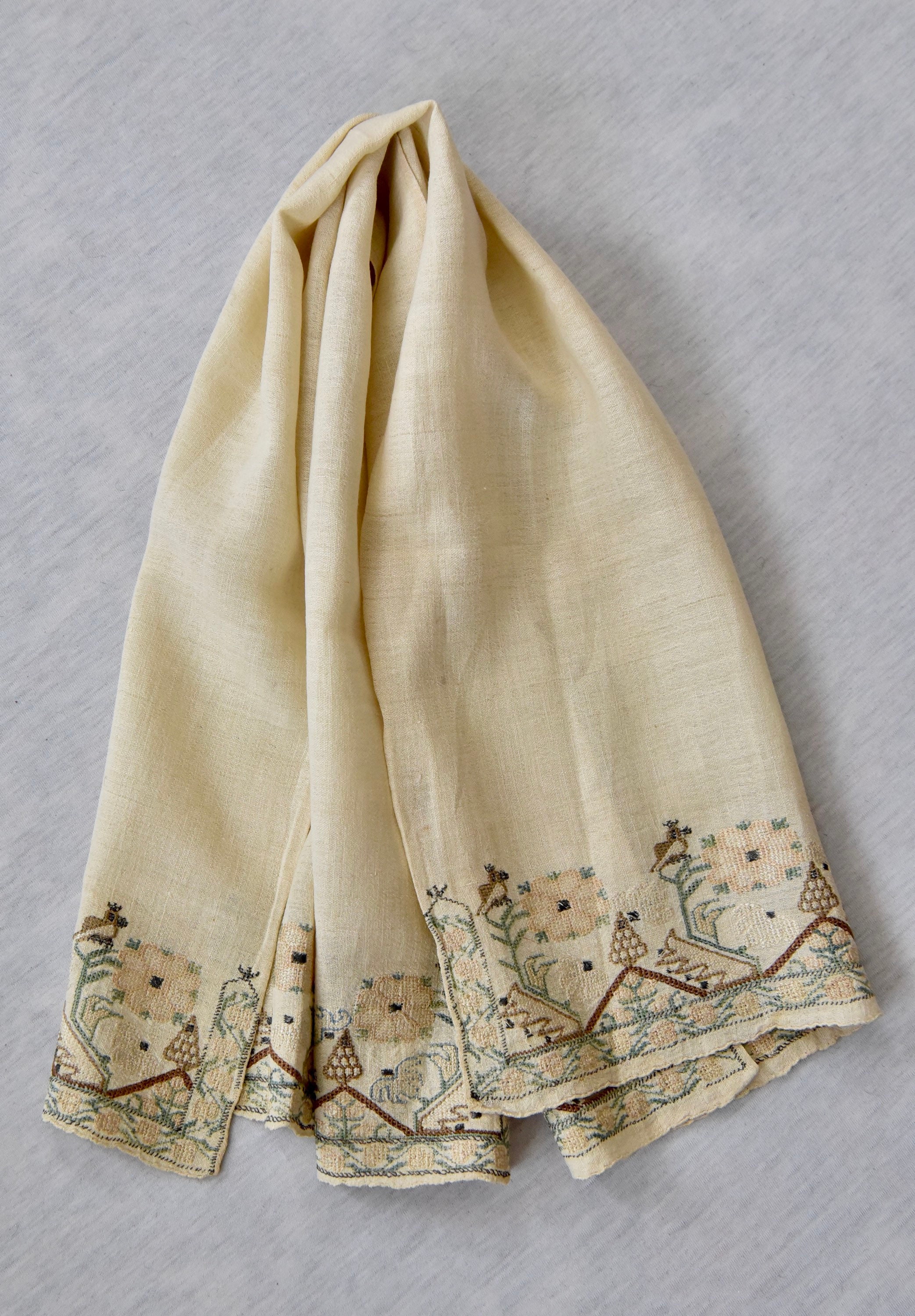 Antique Turkish Ottoman Silk and Metal Embroidered Peshkir - Etsy