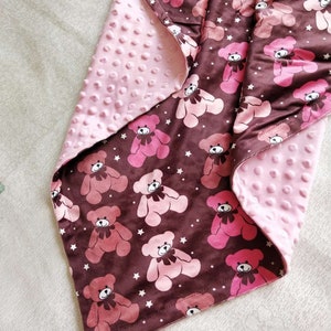Baby Girl Blanket, Personalized Baby Blanket, Custom Minky Baby Blanket, Baby Girl Gift, Baby Shower Gift, Baby Name Blanket, Newborn Girl16