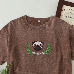 Camiseta para hombre, camiseta personalizada, camiseta bordada personalizada con texto/logotipo personalizado, camiseta de manga corta con bordado único, camiseta 24082803