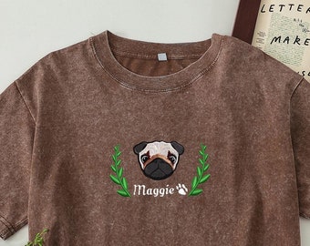 Custom Embroidered Text/Logo T-Shirt, Personalized Men's Shirt