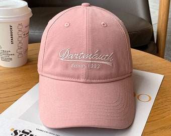 Benutzerdefinierte gestickte Mütze Embroidery Logo Baseball-Mütze personalisierte Dad Cap Ihr eigener Text Monogramm Bachelorette Hut