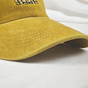 Embroidered Initial Hat, Personalized Cotton Ball Cap image 7