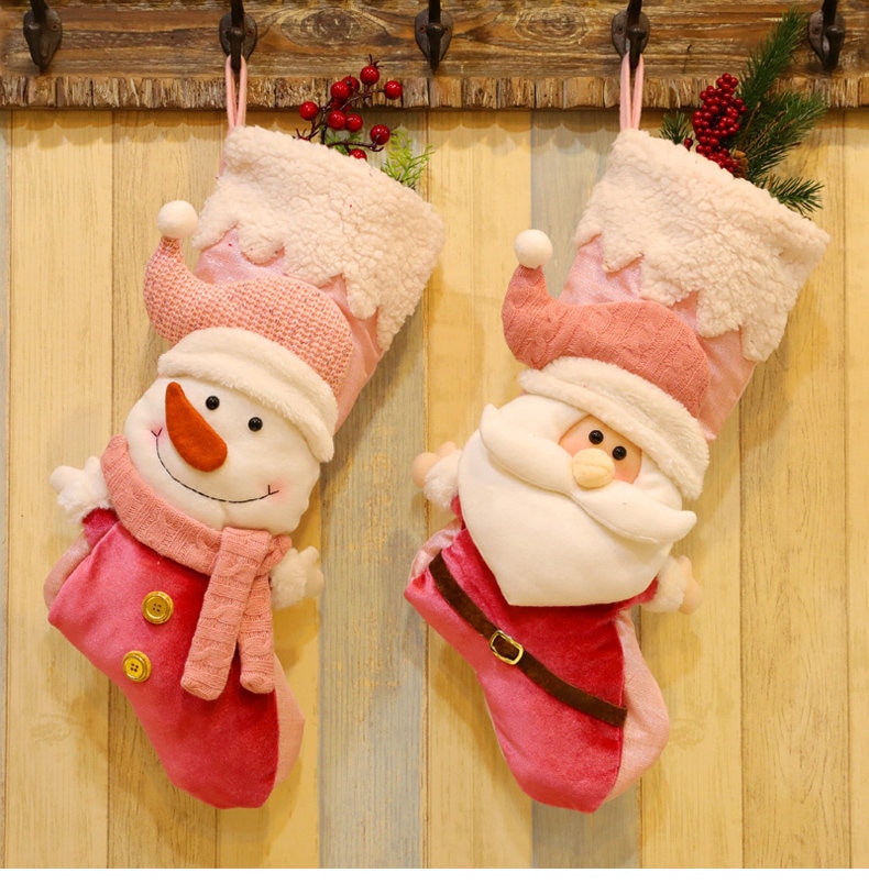 Personalized Christmas Stockings, Embroidered Names for Home Decoration Applique Santa Stockings, Family Christmas Gift, Monogram Stockings