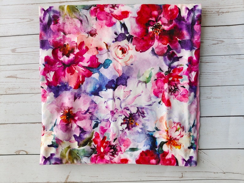 Personalized Baby Blanket Girl Floral Baby Girl Blanket With Etsy