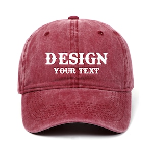 Custom Embroidered Hat Personalized Dad Cap Embroidery Logo baseball hat Bachelorette hats monogram caps Sorority hat Unisex Baseball Cap