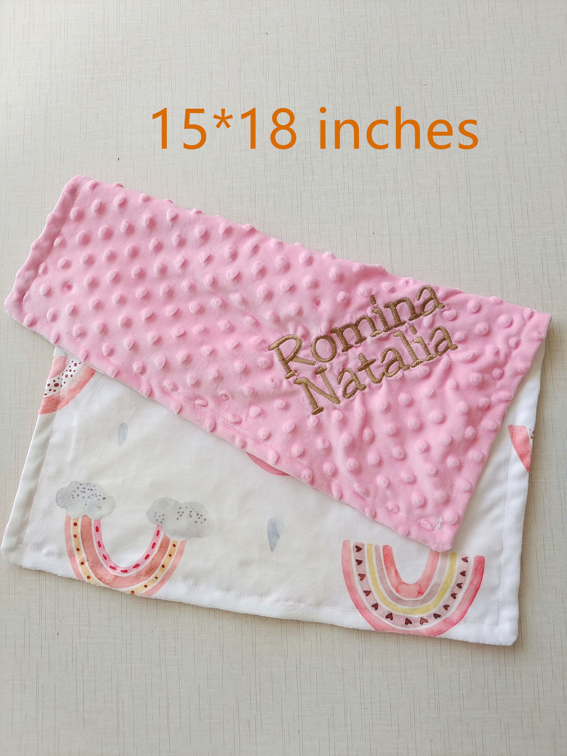 Personalized Baby Blanket Girl Rainbow Baby Girl Blanket Baby Etsy