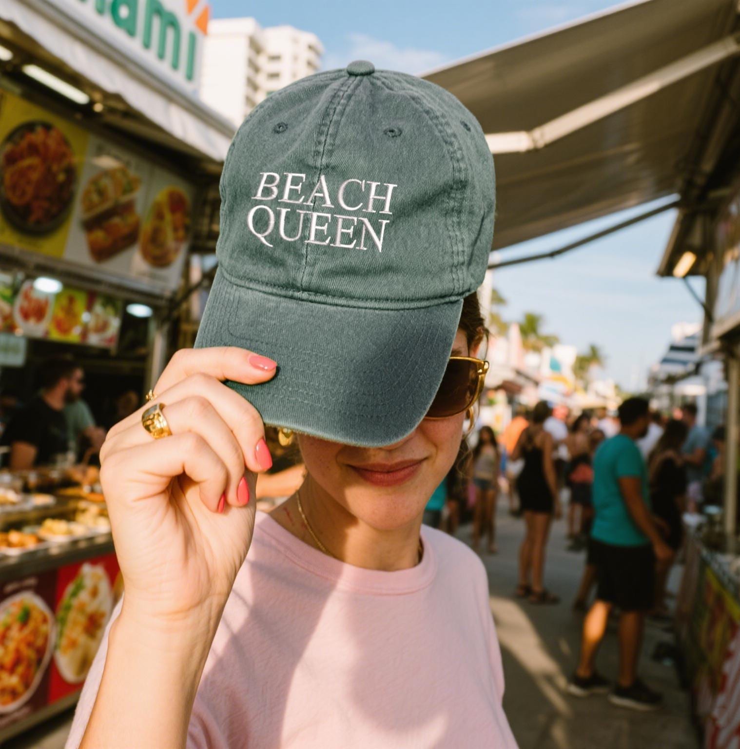 Embroidered Hat beach queen hat Personalized Ball cap Mens Hat 90s Vintage Custom hat Dad Hat Gift for her Unisex Ball Cap 25052501