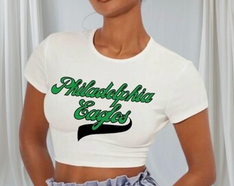 Philadelphia Eagles Womans Baby Tee