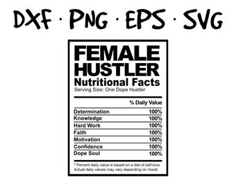 Mother Female Hustler Dripping in Melanin african american inspired logo vector SVG svg, png, eps dxf format High Quality - Instant Download