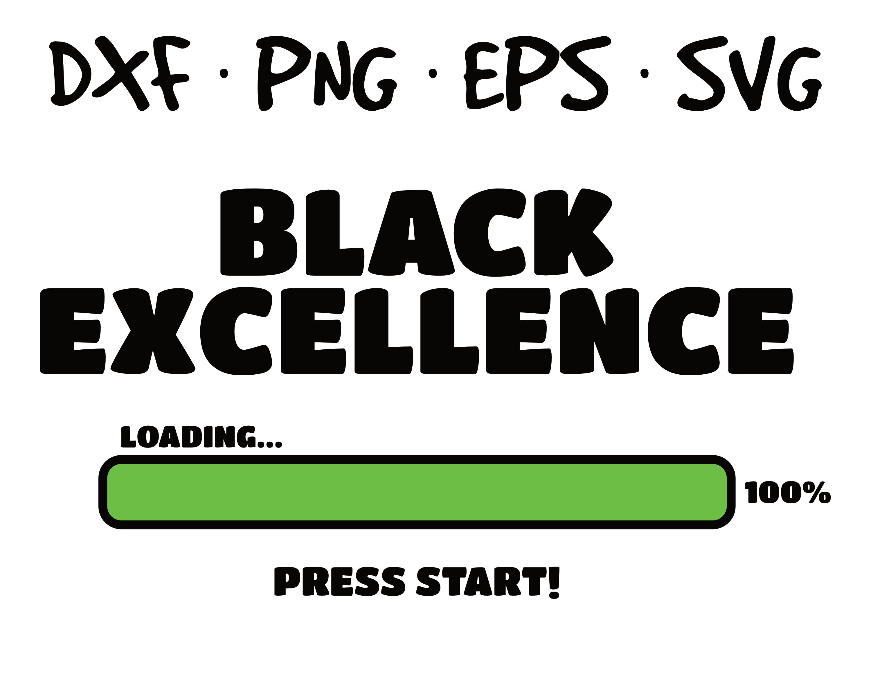 Black Excellence Definition Meaning Dictionary Black Lives Etsy