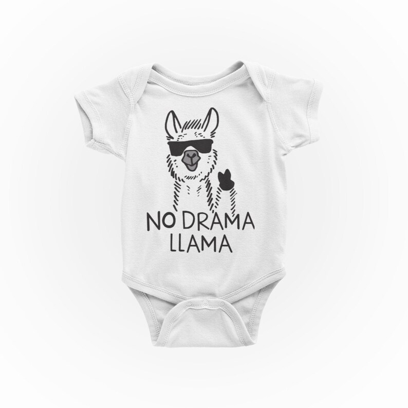 llama onesie baby