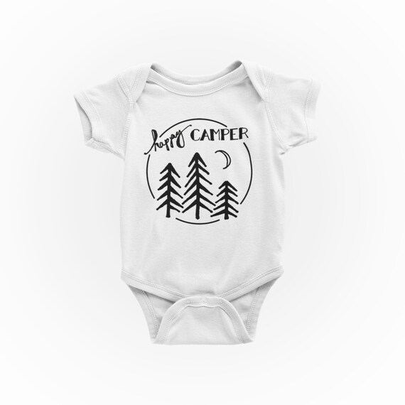 happy camper baby outfit