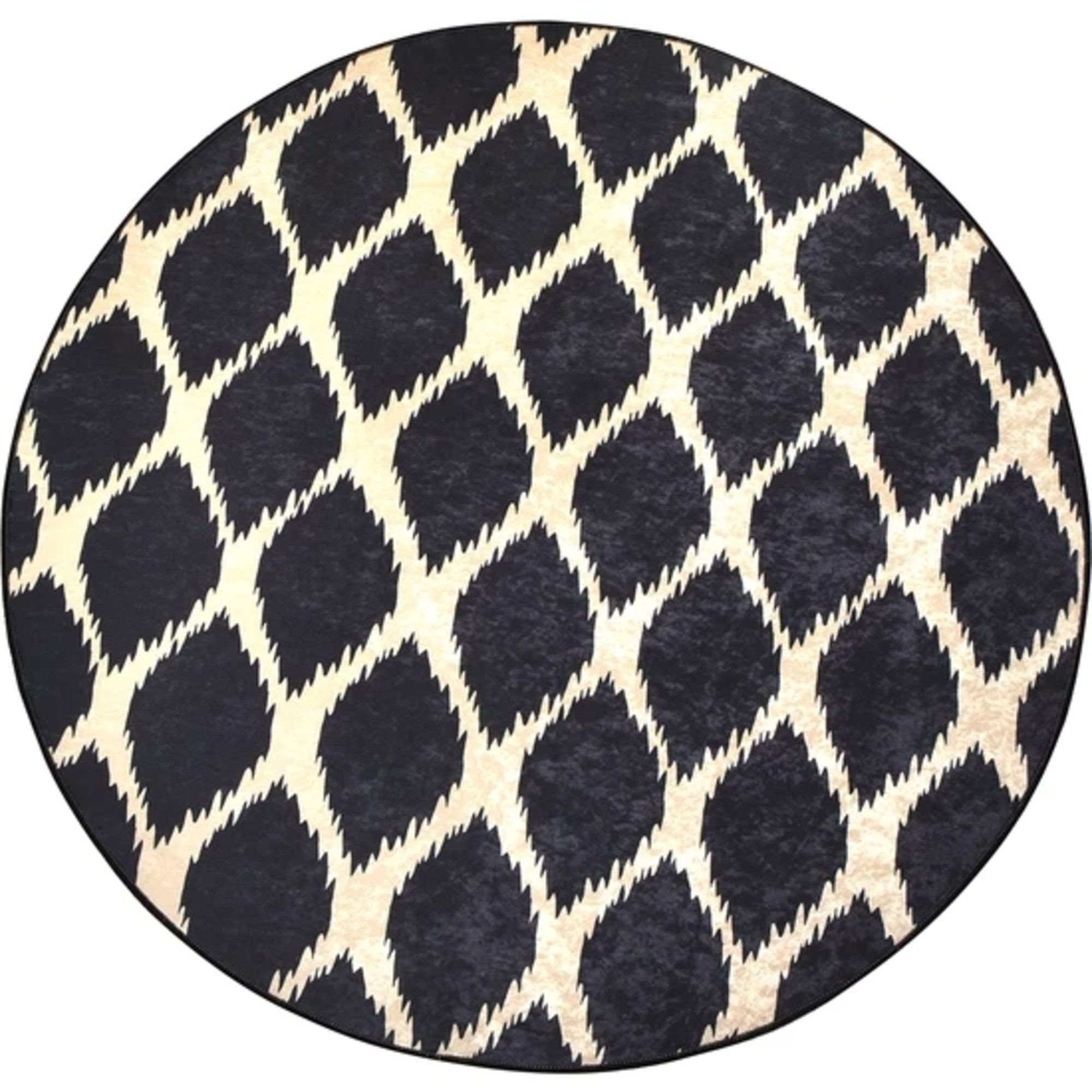 Versace Circle Rug Round Area Rug Living room Rug Area Rug Etsy