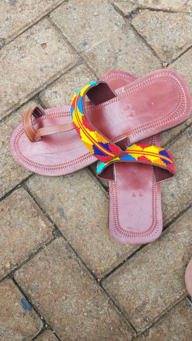 Leather sandals men ,fist anniversary gift for him , summer sandals ,21st gift for him ,birthday gift for him, summer sandals, Sandals image 7