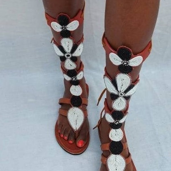 Handmade sandals , summer sandals, gladiator sandals, African sandals, Eco friendly sandals, bohemian sandals, Beach sandals, Ethnic sandals