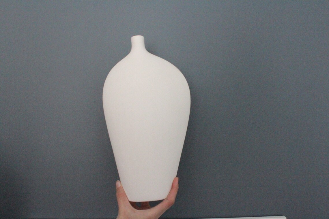 Ceramic Decor Vase Unpainted Raw Ceramics Custom Painting Etsy