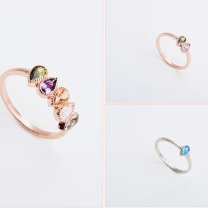 Personalized Mothers Day Gift / Birthstone Ring for Mom , Grandma Gift, Birthstone Ring for Mom, Gifts for Mom, Personalized Jewelry