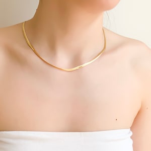 Chain Choker Necklace, Dainty Necklace, Necklaces for Women, Minimalist Necklace, Gifts for her, Gift For women image 1
