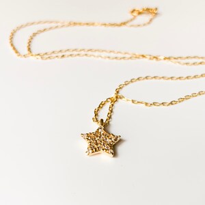 Tiny Star Necklace, Dainty Necklace, Necklaces for Women, Gold Necklace, Choker Necklace, Gift for Her,