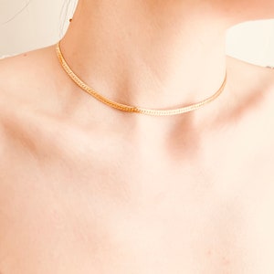 Chain Choker Necklace, Dainty Necklace, Necklaces for Women, Minimalist Necklace, Gifts for her, Gift For women image 2