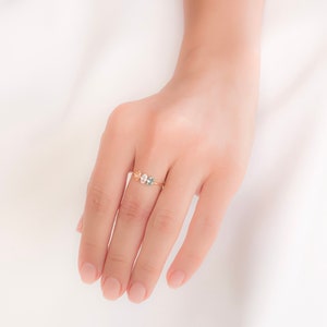 Anillo de madres 2, 3, 4, 5 piedra, anillo de piedra de nacimiento para mamá, joyería de piedra de nacimiento, anillo personalizado, joyería personalizada, regalos para mamá imagen 7