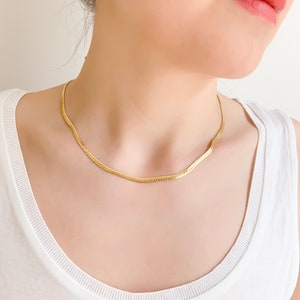 Chain Choker Necklace, Dainty Necklace, Necklaces for Women, Minimalist Necklace, Gifts for her, Gift For women zdjęcie 5