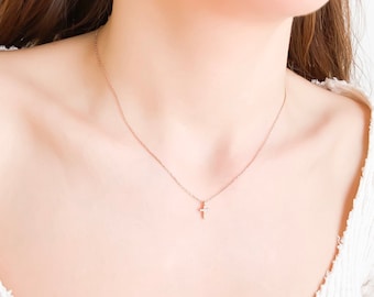 Tiny Cross Necklace, Dainty Gold Necklace, Necklaces for Women, Minimalist Necklace, Statement Necklace, Jewelry