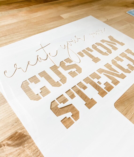 Custom stencil | create your own stencil | reusable stencil ...