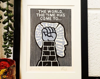 ChemicalBros Original Lino Print