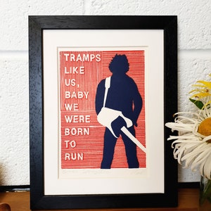 Bruce Original Lino Print