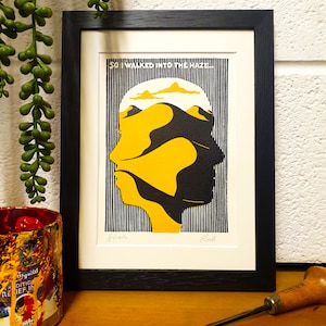 Sahara Original Lino Print
