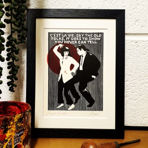 That Dance Original Lino Print
