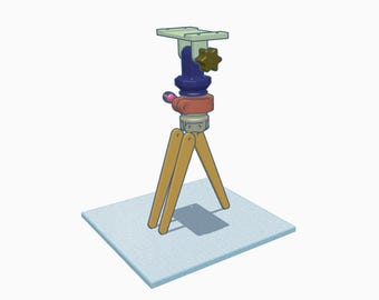 Shutter Pi Tripod STL Files | Mini Camera Tripod 3D Print Files | Digital Download
